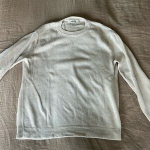 BUCK MASON tan cotton men’s sweater size small